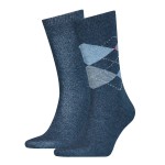 2-stuks verpakking Tommy Hilfiger Men Sock Check