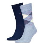 2-stuks verpakking Tommy Hilfiger Men Sock Check