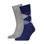 2-Pakkaus Tommy Hilfiger Men Sock Check