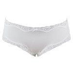 Triumph Micro and Lace Hipster White