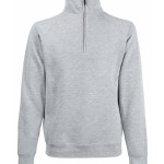 Fruit of the Loom Zip Neck Sweat