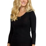 Damella Wool And Silk Long Sleeve Top