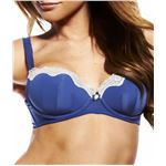 Vero Moda Amber Balconette Bra Blue