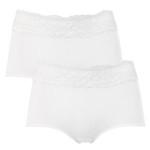 2-Pakuj Trofe Lace Trimmed Maxi Briefs