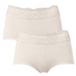 2-Pakuj Trofe Lace Trimmed Maxi Briefs