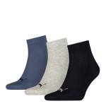 3-stuks verpakking Puma Quarter Socks