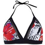 Salming Blooming Print Julia Soft Halterneck Bra 