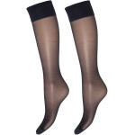 2-er-Pack Deocy Silk Look 20d Kneehighs