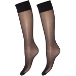 2-Pak Deocy Silk Look 20d Kneehighs