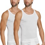 2-Pak Schiesser Original Classics Double Rib Undershirts