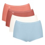 4-stuks verpakking Sloggi Basic Plus Maxi Panty