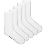 5-Pak Frank Dandy Bamboo Solid Crew Socks