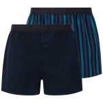 2-stuks verpakking BOSS Woven Boxer Shorts With Fly