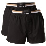 2-stuks verpakking BOSS Woven Boxer Shorts With Fly