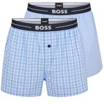 2-stuks verpakking BOSS Woven Boxer Shorts With Fly