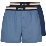 2-Pakkaus BOSS Woven Boxer Shorts With Fly