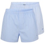 2-stuks verpakking BOSS Woven Boxer Shorts With Hidden Fly