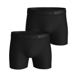 2-Pakuj Björn Borg Solid Cotton Stretch Shorts