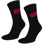 2-Pack HUGO Label Rib Socks