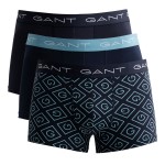 3-Pakning Gant Cotton Stretch Print Trunks