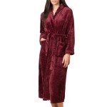 Trofe Silk Fleece Robe Long Sleeve