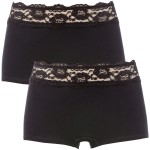 2-Pakning Trofe Lace Trimmed Boxer Briefs