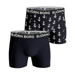 2-Pakkaus Björn Borg Cotton Stretch Shorts 2112