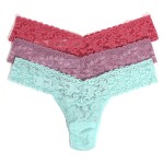 3-Empacar Hanky Panky Low Rise Lace Thong 