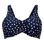 Rosa Faia Blue Dots Mexicali Prosthesis Bikini Top