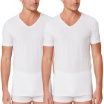 2-Pack Schiesser 95-5 Organic Cotton V-Neck