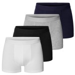 4-Pakning Bread and Boxers Organic Cotton Boxers