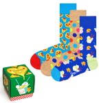 3-er-Pack Happy Socks Pizza Love Sock Gift Box