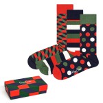 3-Pack Happy Socks Classic Holiday Gift Box 