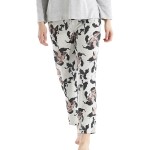 Damella Greymelange Flower Pants