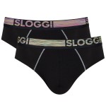 2-stuks verpakking Sloggi Men Go ABC Organic Cotton Midi Brief