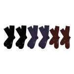 6-stuks verpakking Topeco Men Bamboo Printed Socks
