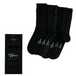 6-Pakkaus Topeco Men Bamboo Crew Socks