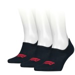 3-Pakuj Levis Footie High Rise Batwing Logo Socks