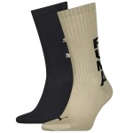 2-Pakkaus Puma Graphic Logo Crew Socks