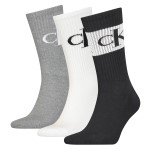 3-Pack Calvin Klein Ribbon Monogram Socks