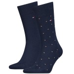 2-stuks verpakking Tommy Hilfiger Men Dot Socks