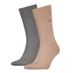 2-stuks verpakking Tommy Hilfiger Men Dot Socks