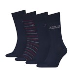 4-Pak Tommy Hilfiger Men Classic Socks Tin Giftbox 