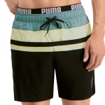 Puma Heritage Stripe Mid Swim Shorts