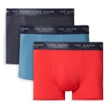 3-stuks verpakking Ted Baker Cotton Trunks