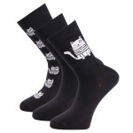 3-er-Pack Trofe Cotton Printed Socks 