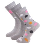 3-stuks verpakking Trofe Cotton Printed Socks 