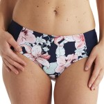 Damella Scarlett Pink Lillies Tai Bikini Brief