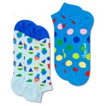 2-Pack Happy Socks Ice Cream Low Sock