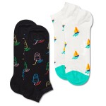 2-Pack Happy Socks Lemonade Low Sock